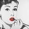 Audrey Hepburn Outline Style Poster Print by Atelier B Art Studio - Item # VARPDXBEGFIG19
